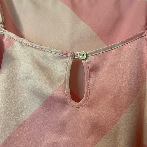 Victoria secret striped pink cami tank top m adj - Picture 6 of 8